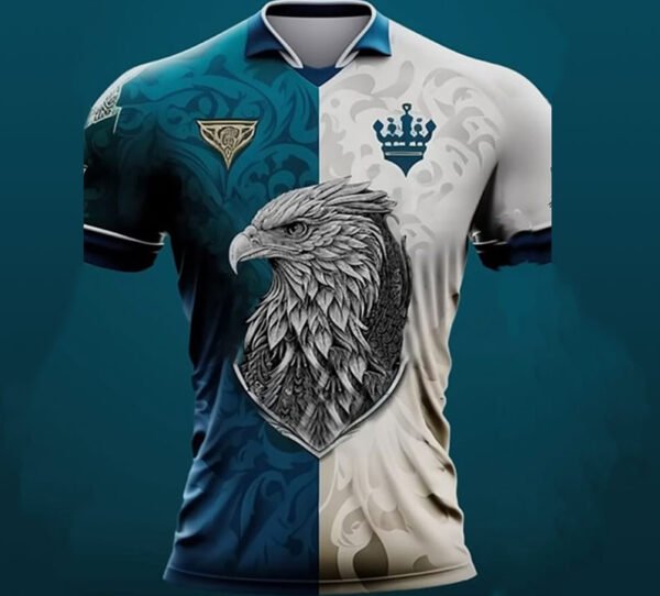 Men Casual Wear Sports Shirt Eagle